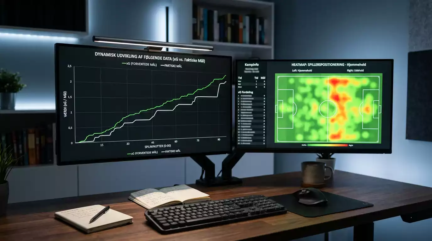 Fodbold betting strategi med xG-dataanalyse og value betting